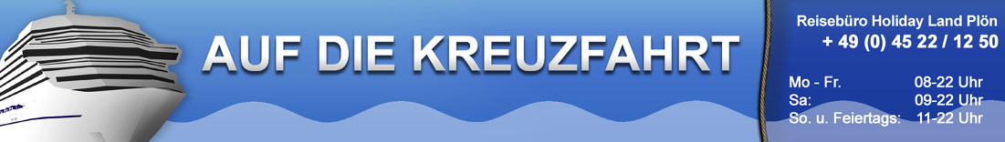 Auf die Kreuzfahrt