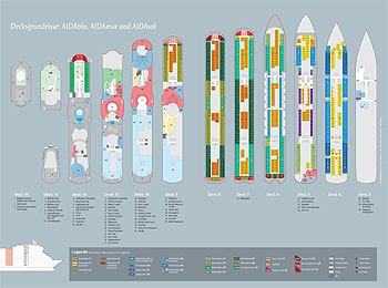 Decksplan AIDAmar