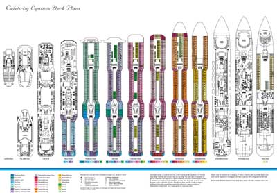 Decksplan der Celebrity Equinox