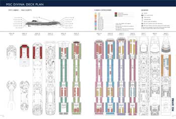 Decksplan MSC Divina