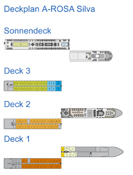Decksplan A-ROSA Silva