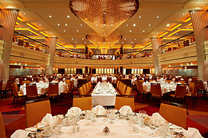 Das Restaurant auf der Carnival Breeze