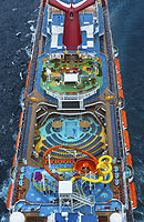 Das Kreuzfahrtschiff Carnival Breeze