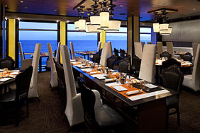 Das Qsine Spezialitätenrestaurant auf der Celebrity Eclipse