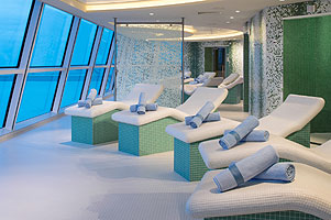 Celebrity Reflection SPA beheizte Liegen