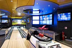 MSC Splendida Bowling Bahn