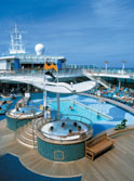 Das Sonnendeck auf der Royal Caribbean Brilliance of the Seas