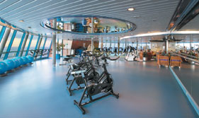 Das Fitnesszentrum auf der Royal Caribbean Majesty of the Seas