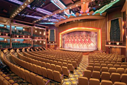 Das Savoy Theater auf der Royal Caribbean Mariner of the Seas