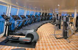 Das Fitnesscenter auf der Royal Caribbean Monarch of the Seas