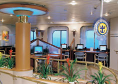 Das Internet Cafe auf der Royal Caribbean Monarch of the Seas