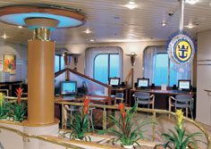 Das Internet Cafe auf der Royal Caribbean Monarch of the Seas