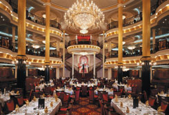 Das Hauptrestaurant auf der Royal Caribbean Navigator of the Seas