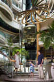 Das Atrium auf der Royal Caribbean Rhapsody of the Seas