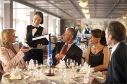 Das Restaurant auf der Astor