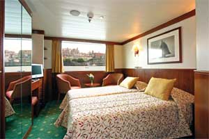 2-Bett Hauptdeck Kabine auf der MS DOURO QUEEN