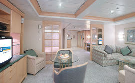 Royal Caribbean Splendour of the Seas Owner´s Suite mit Balkon